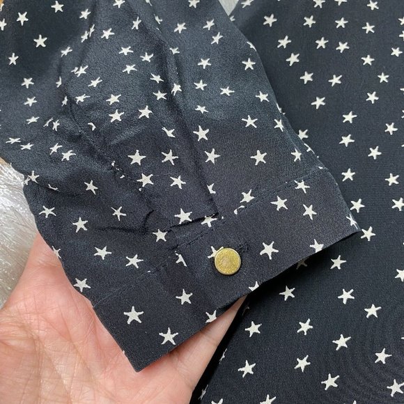 Madewell Silk Star Scatter Dress H0259 - Picture 6 of 12